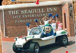 OZZY with friends in his beach buggy